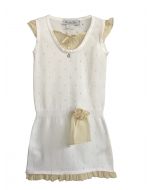 White S/S knit dress
